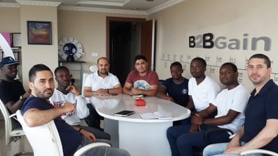 B2BGain team continues training sessions without slowing down...