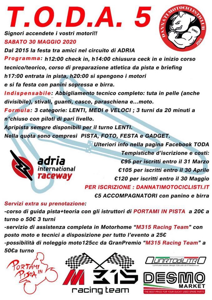 30 MAGGIO - TODA 2020