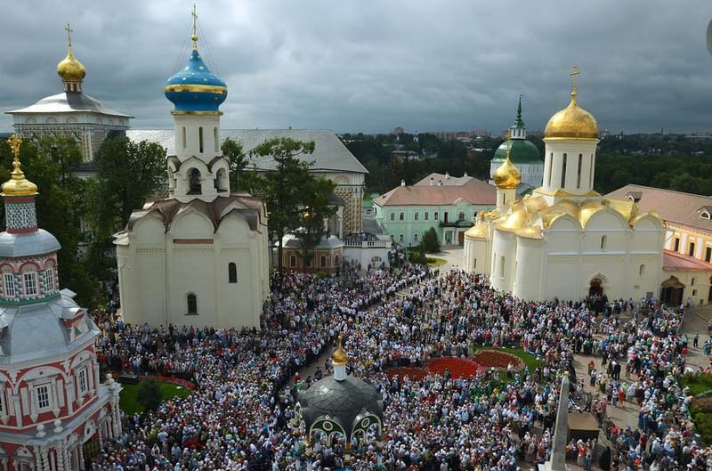 Крестный ход в честь 700-летия преподобного Сергия Радонежского