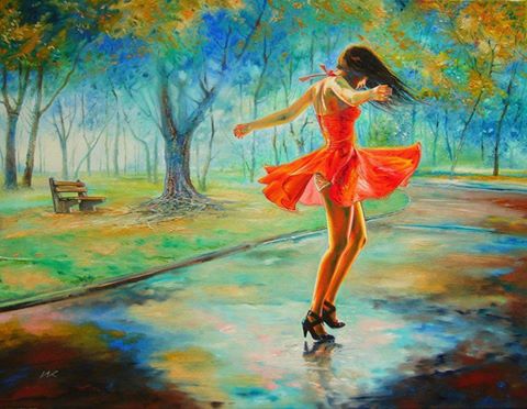 "Camina con los pies, baila con el alma y ama con el corazón..."