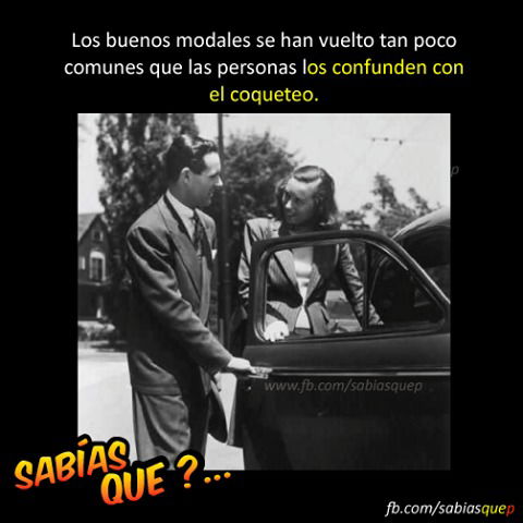 Típico: Tratas bien a alguien y piensa que le quieres ligar
