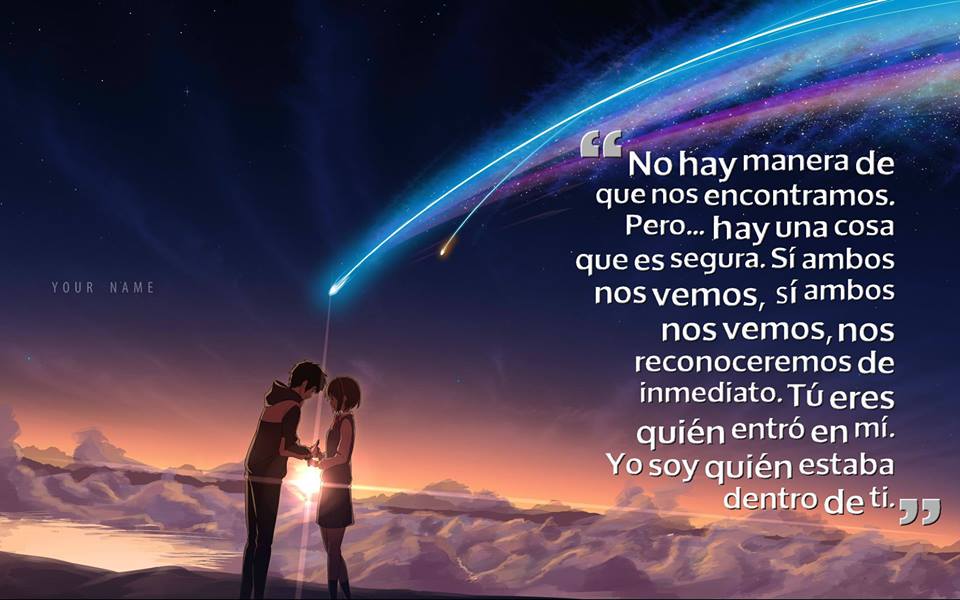 "Your name" (Kimi no Na Wa)