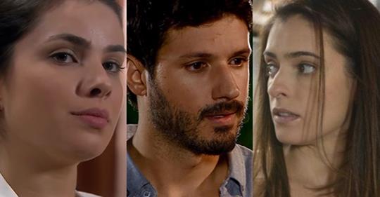 Em "As Aventuras de Poliana" Débora revela segredo de Luísa e Marcelo na frente de todos