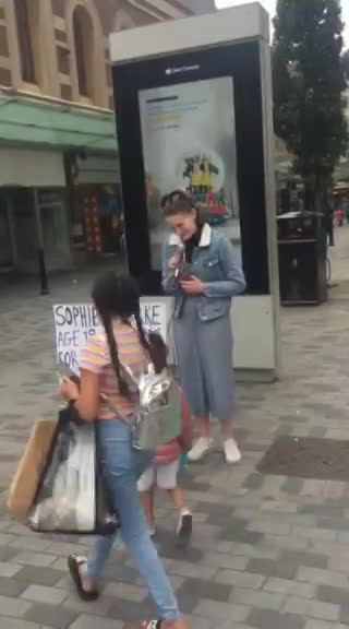 Busking In Liverpool City Centre