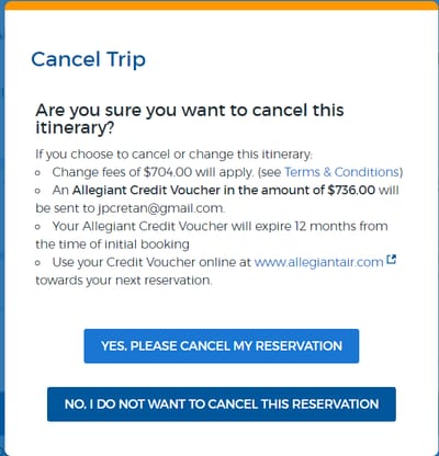 How to Cancel Allegiant Air Reservation?