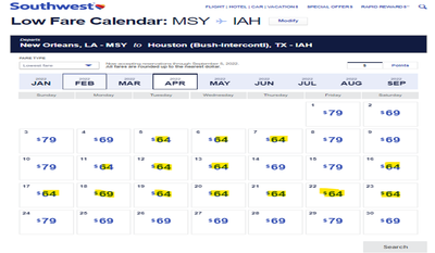 What is the Cheapest Day to Fly on Southwest Airlines?
