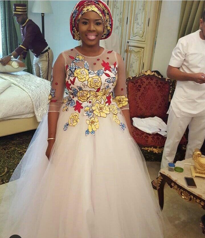 Slay on Ankara Wedding Dresses.