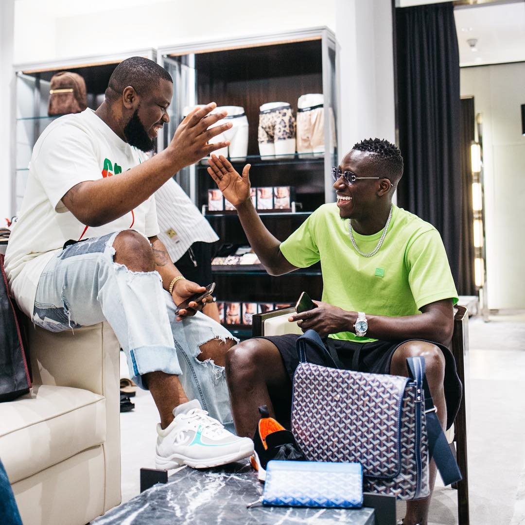 Hushpuppi Pictured With Benjamin Mendy
