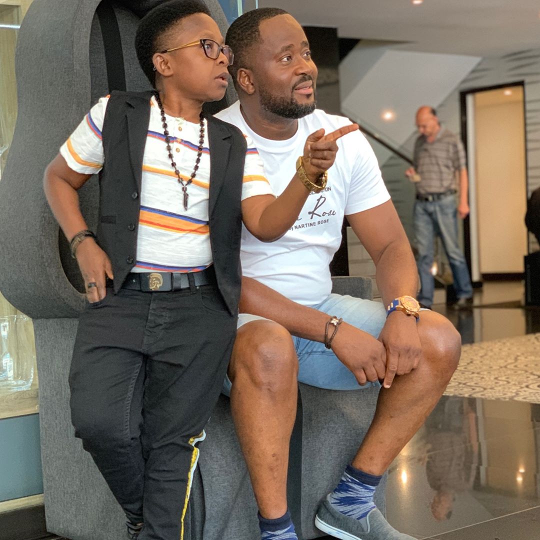 Desmond Elliot And Chinedu Ikedieze Hang Out Together