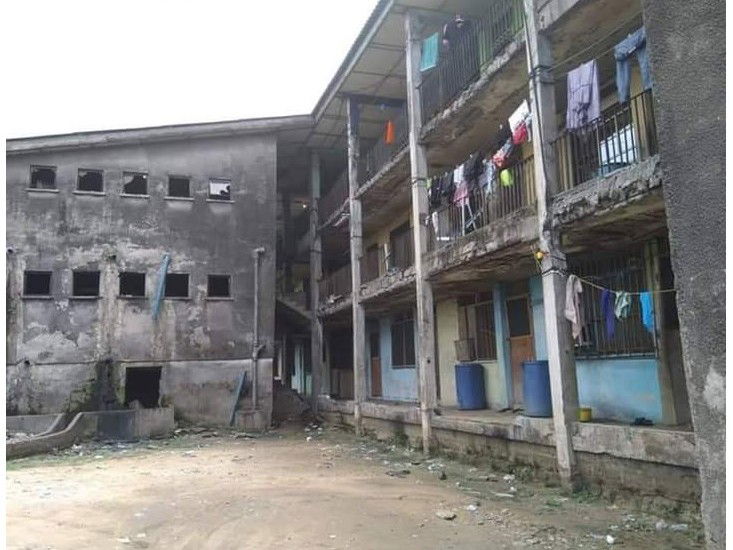 Photos: See the deplorable state of the Mobile Police Barrack in Port Harcourt
