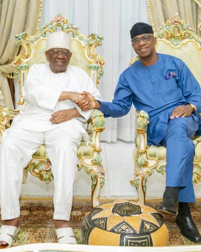 »Ogun Governor-Elect, Dapo Abiodun Visits Founder Of First City Monument Group