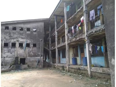Photos: See the deplorable state of the Mobile Police Barrack in Port Harcourt