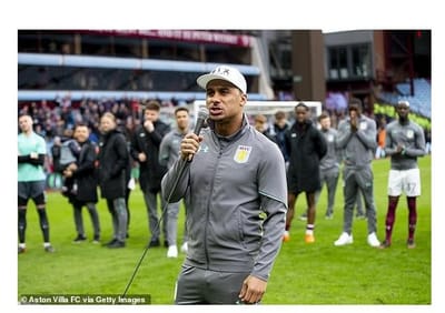 Former Aston Villa and England striker Gabriel Agbonlahor retires from football at 32