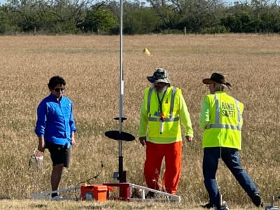 STRG November Rocket Launch at Beeville Muni Airport