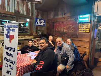 RGV Rocket Club January 2024 Meeting Notes