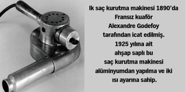 İlk Saç Kurutma Makinesi