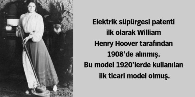 İlk Elektrikli Süpürge
