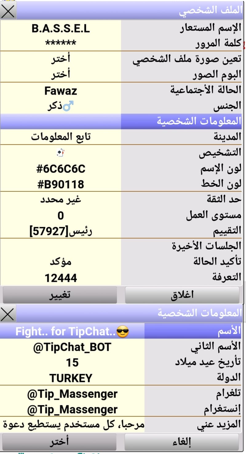 الملف الشخصي