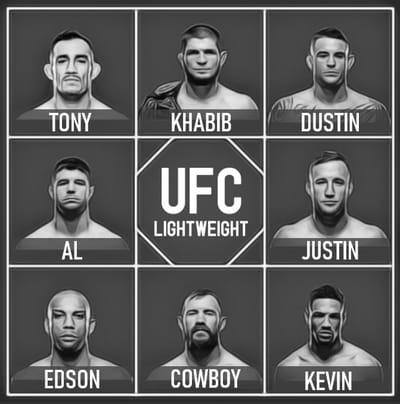 Profil Petarung Divisi Lightweight UFC image