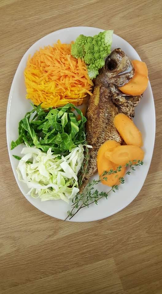 Fried Fish and Vegetable