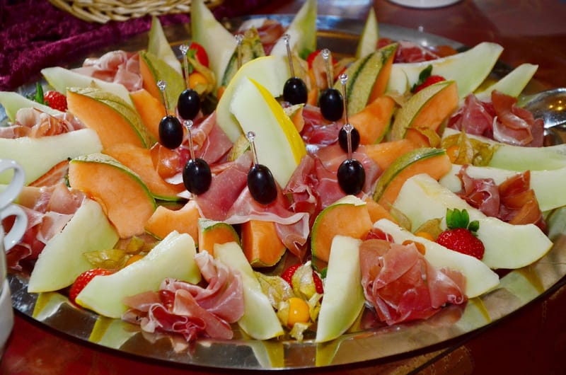 Tipsy fruity salad