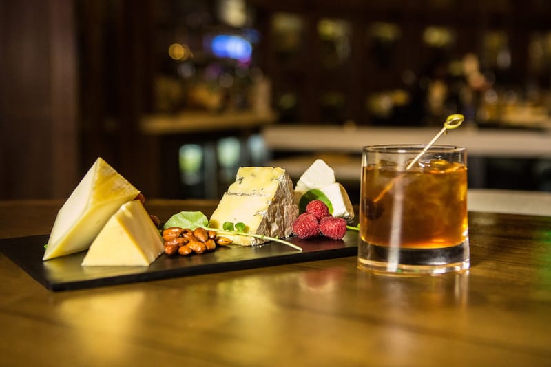 Cheese, Biscuits and Fruit Board