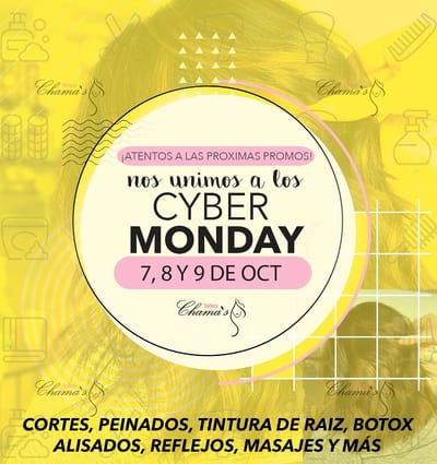 Belleza Chama's ¡¡¡Se une al Cyber Day!!!