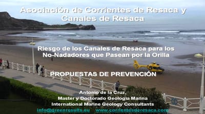 Riesgo de los Canales de Resaca para los No-Nadadores que Pasean por la Orilla: Propuestas de Prevención