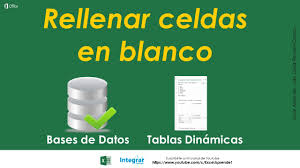 Cómo rellenar espacios en blanco en excel con ceros u otros datos