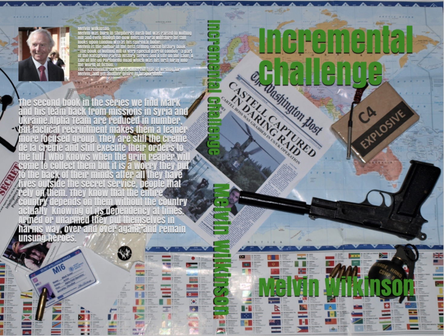 Incremental Challenge - The second book in the series we find Mark and his team back from missions in Syria and Ukraine.Alpha Team are reduced in number, but tactical recruitment makes them a leaner more focused group. They are still the crème de la crème and still execute their orders to the full. Who knows when the grim reaper will come to collect them but it is a worry they put to the back of their minds after all they have lives outside the secret service, people that rely on them. They know that the entire country depends on them without the country actually knowing of its dependency at times. Armed or unarmed they put themselves in harms way, over and over again, and remain unsung heroes.