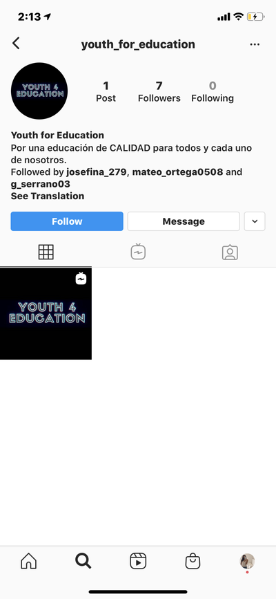 CAMPAÑA YOUTH FOR EDUCATION image