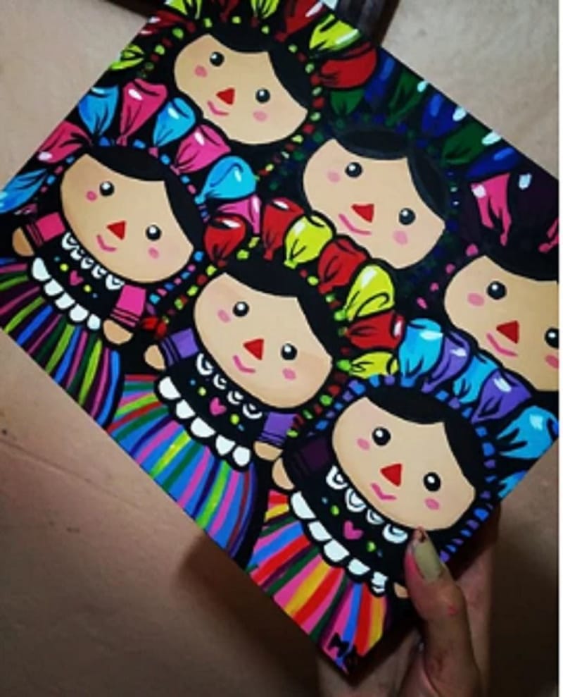 Muñeca Marías, un pedacito de México.