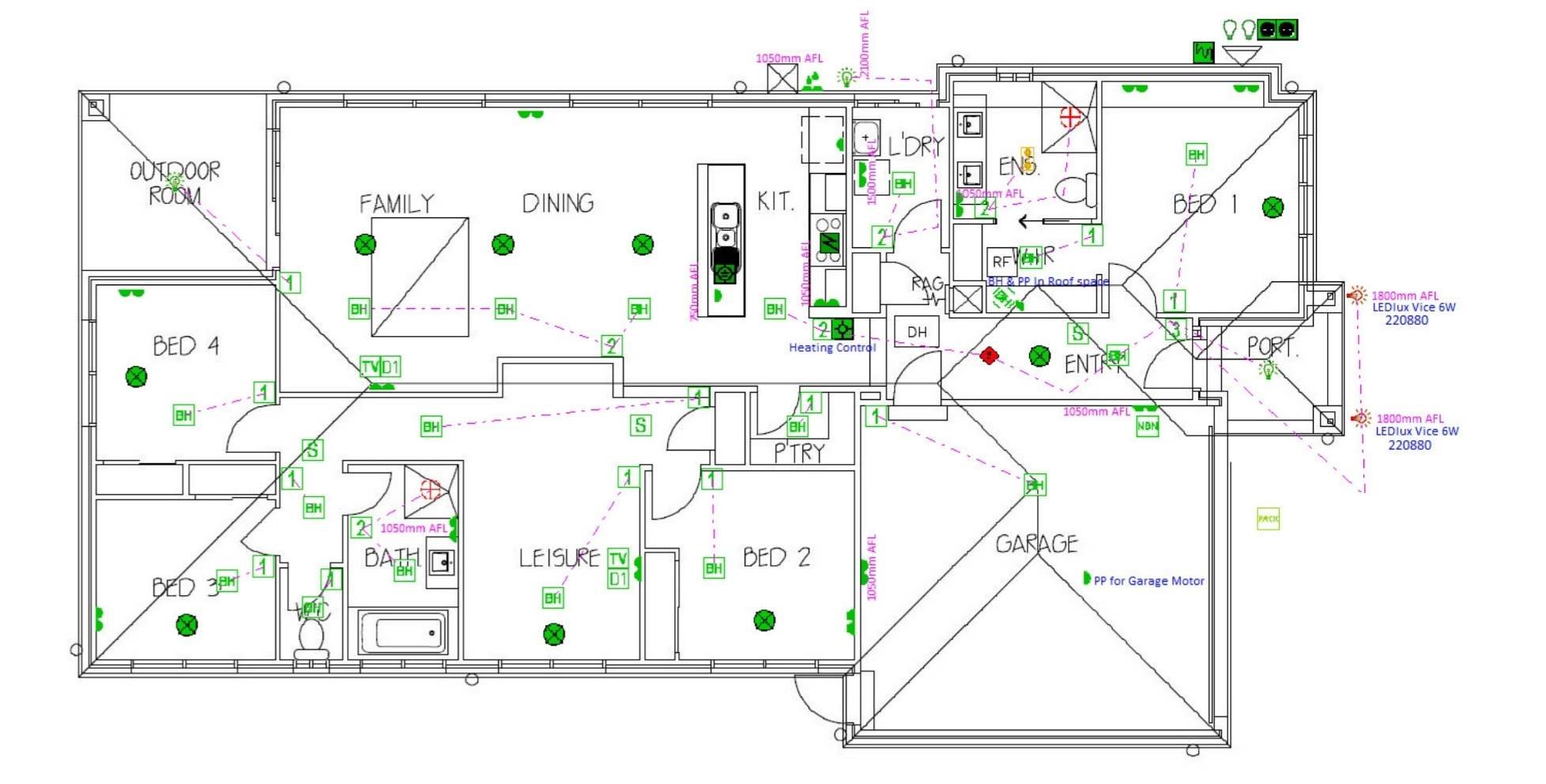 Home Electrical Plans Designed & Installed by Skellec Electrical