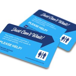 FREE Just Can’t Wait Toilet Card image