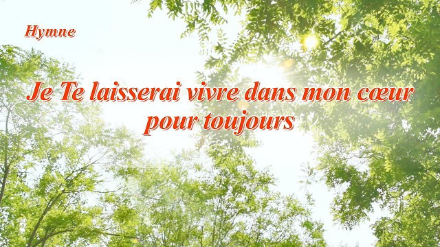 Je Te laisserai vivre dans mon cœur pour toujours