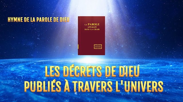 Les décrets de Dieu publiés à travers l'univers