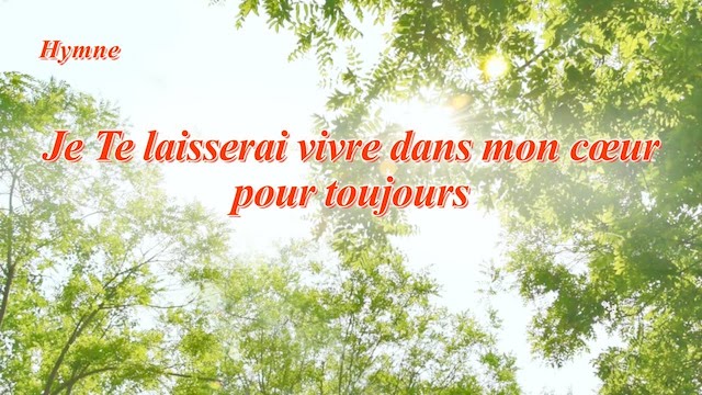 Je Te laisserai vivre dans mon cœur pour toujours
