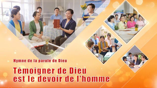 Témoigner de Dieu est le devoir de l'homme