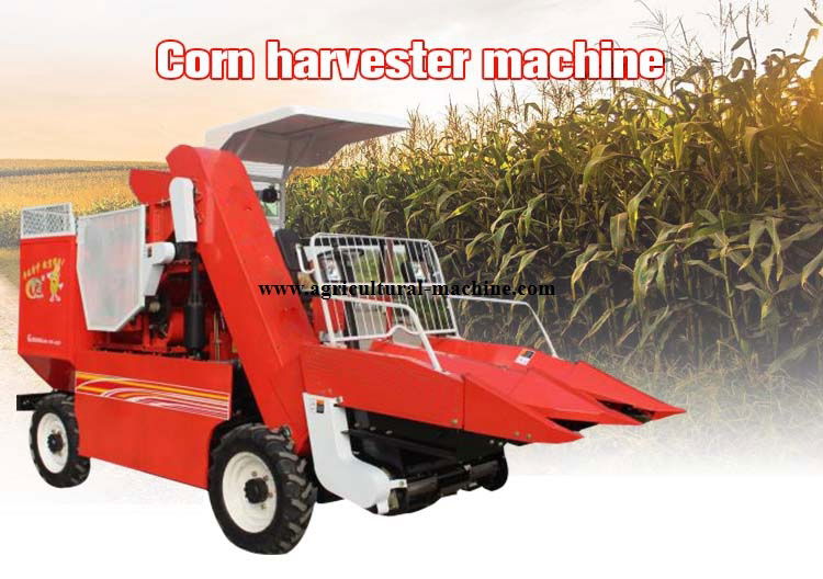 Structure principle of corn combine harvester