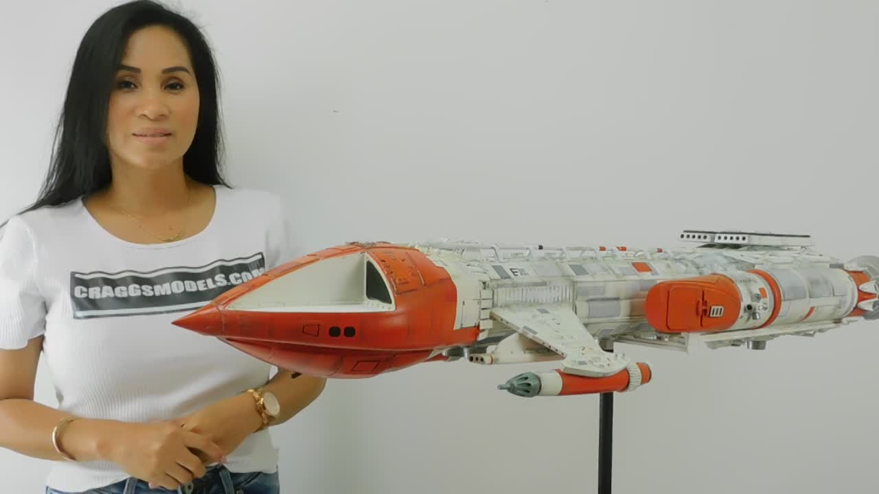 space 1999 hawk Studio scale complete model - CRAGGS MODELS