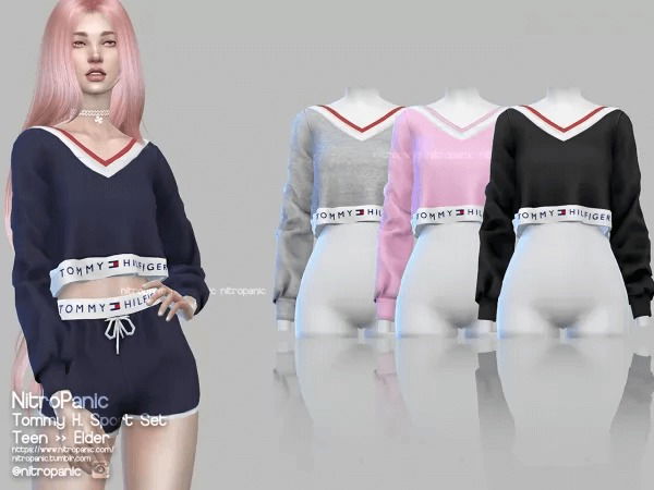 Los Sims 4: Tommy H. Sport Set (Top)
