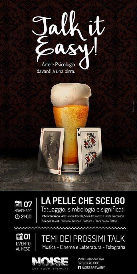 Talk it Easy: Arte e Psicologia davanti a una birra #1