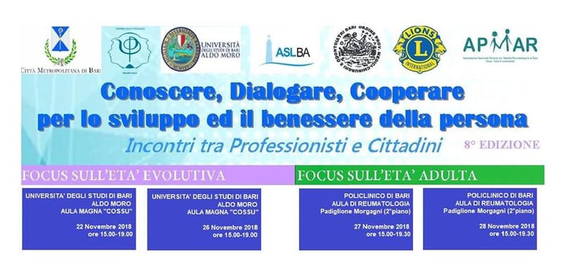 Conoscere, dialogare e cooperare per lo sviluppo e il benessere della persona. Dialogo tra professionisti e cittadini.