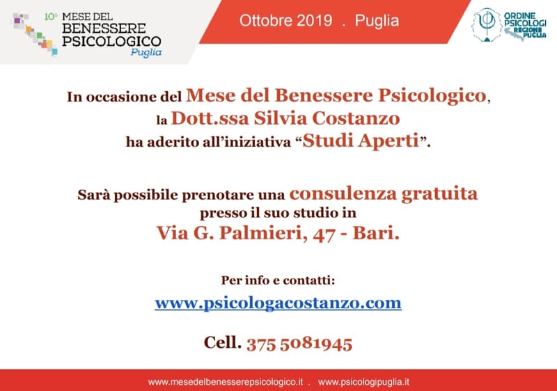 Mese del Benessere Psicologico