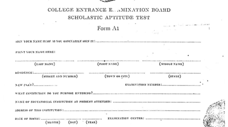 First SAT test