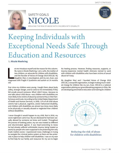 Safety Goals with Nicole