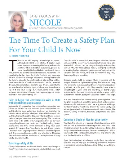 Safety Goals with Nicole