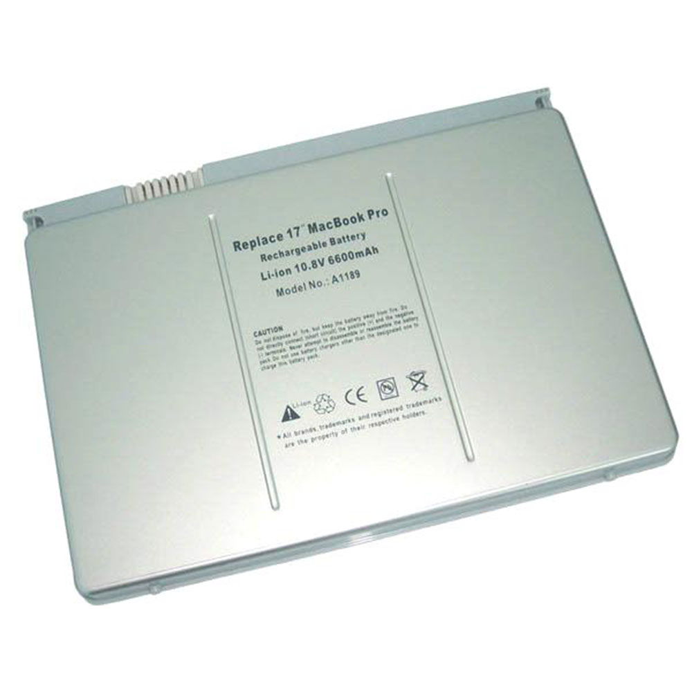 Apple MacBook Pro 17 inch A1189 A1151 A1229 10.8V 6600mAh/68WH Apple A1189 Baterías