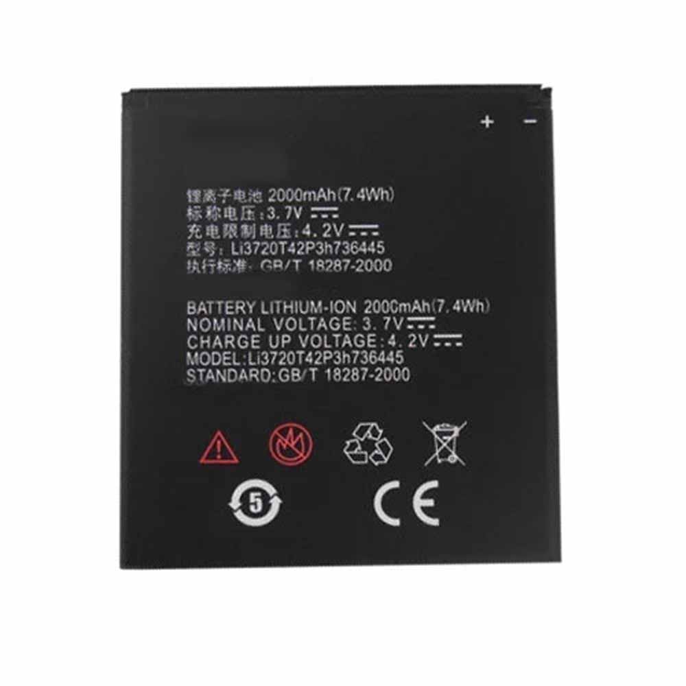 ZTE U887 2000mAh/7.4WH 3.7V/4.2V ZTE Li3720T42p3h736445 Batería