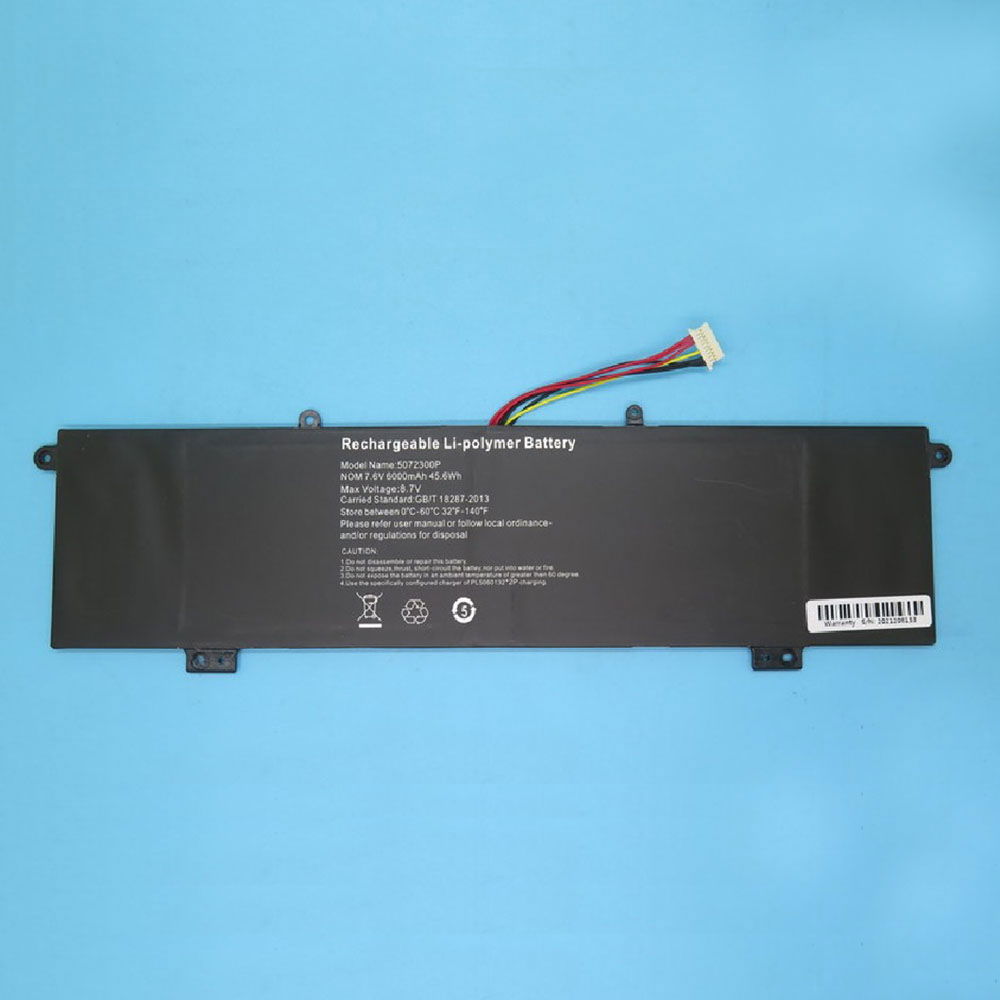 Onn 5072300P 7.6V 6000mAh - 5072300P Batería para ONN WU133W 100002434